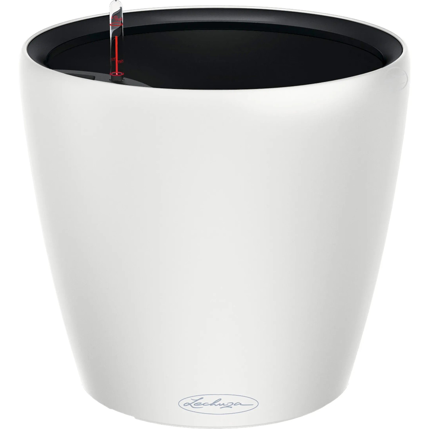 Lechuza Samozavlažovací květináč CLASSICO Color LS 43 bílá pr. 43 x 39 cm