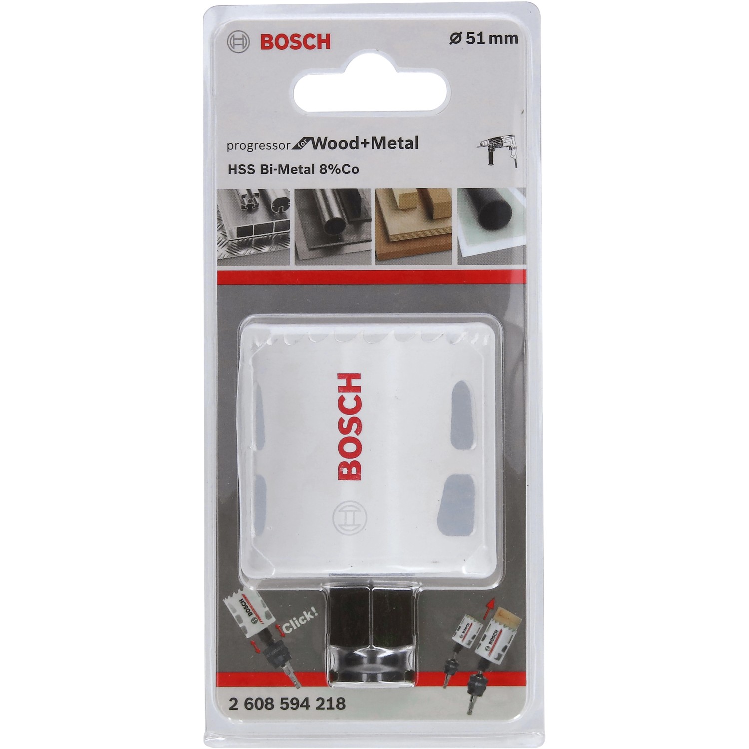 Bosch Vykružovací pila Progressor na dřevo a kov, 51 mm