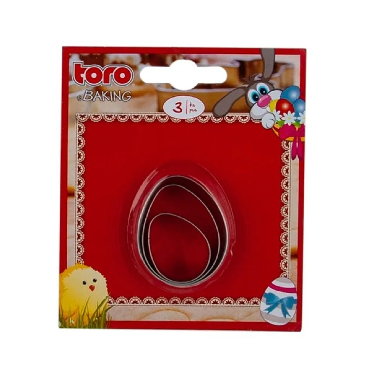 Toro Vykrajovátka velikonoční vajíčko 3 ks