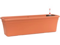 Ebertsankey Truhlík na květiny Mediterran se zavlažováním 60 cm terakota