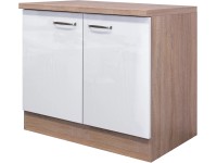 Flex-Well Kuchyňská skříňka Valero pod dřez, vč. dřezu, 100 x 86 x 57,1 cm