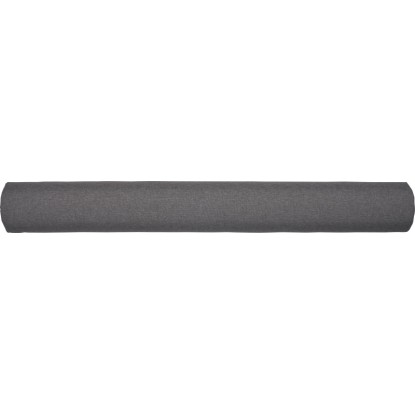 Nástěnný polstr Bolster 120 cm x 15 cm tmavě šedý strukturovaný