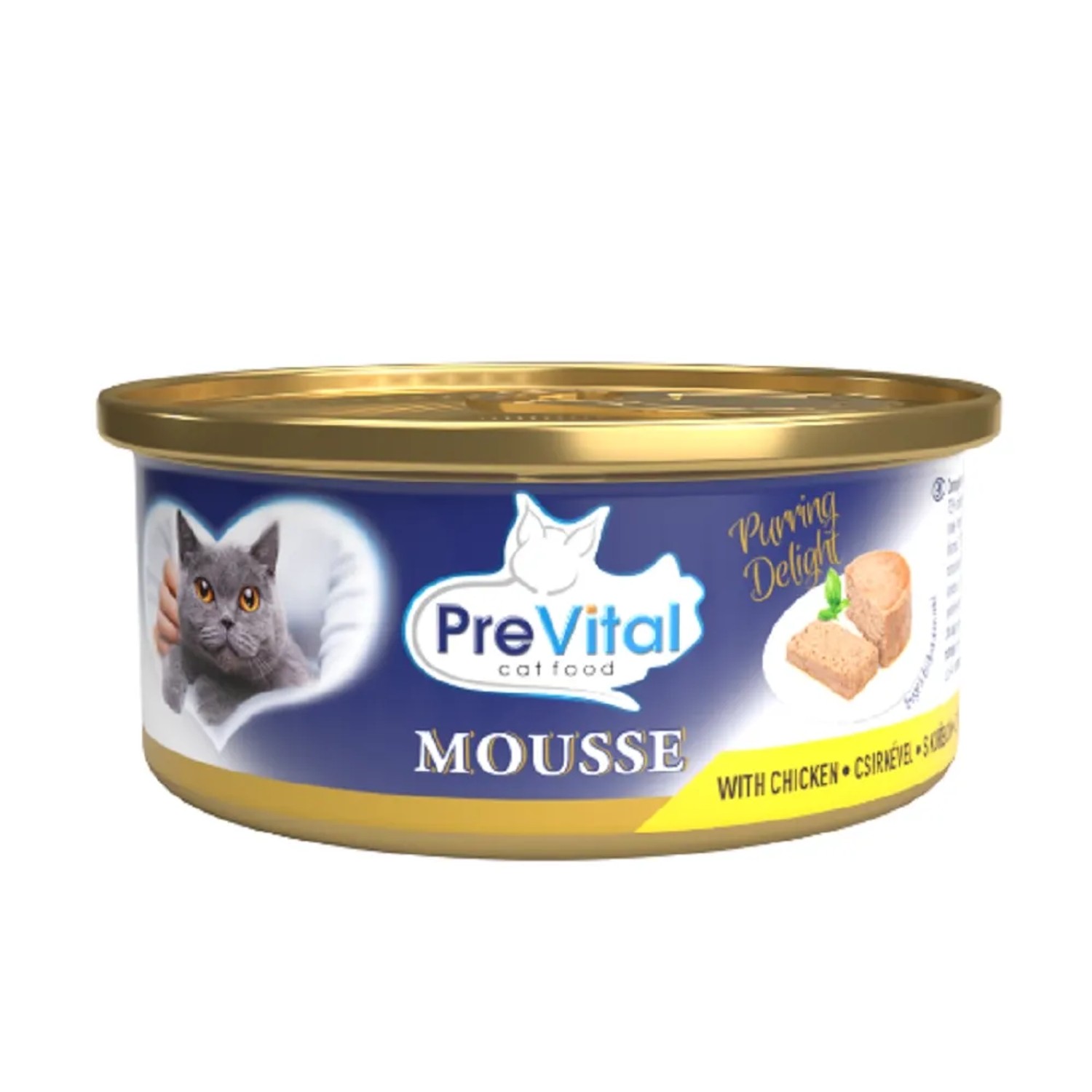 PreVital Mousse jemná paštika s kuřecím pro kočky
