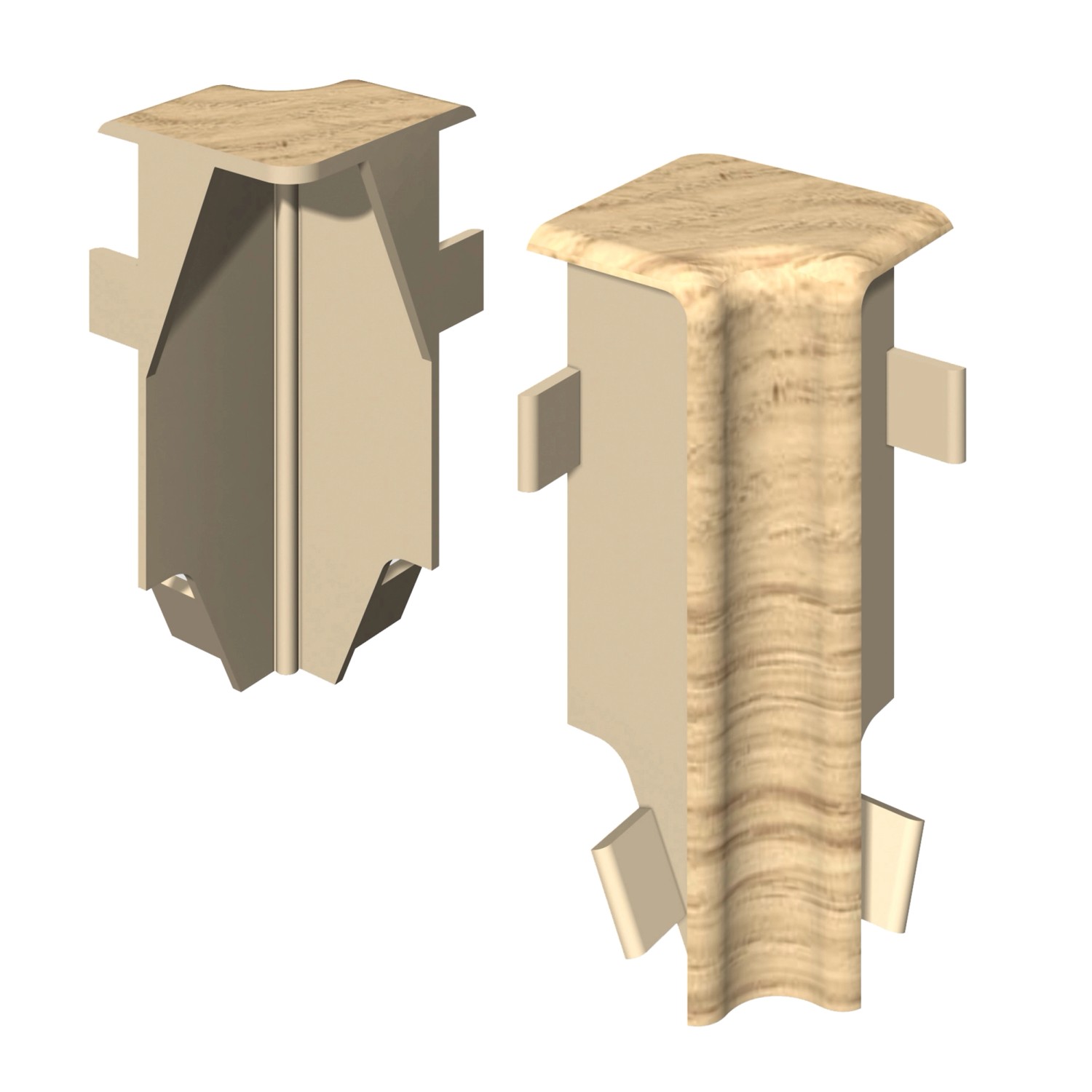 Egger Vnitřní roh pro soklovou lištu CUBICAL dub světlý, 2 ks