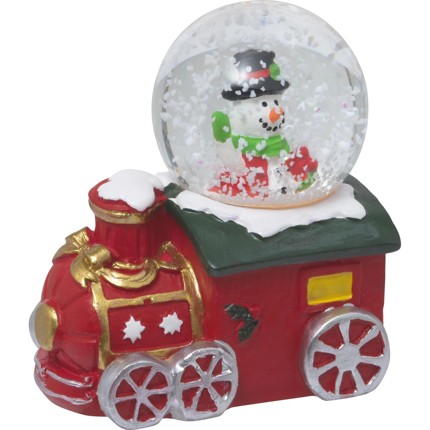 Vánoční LED sněhová koule z polyresinu, různé druhy