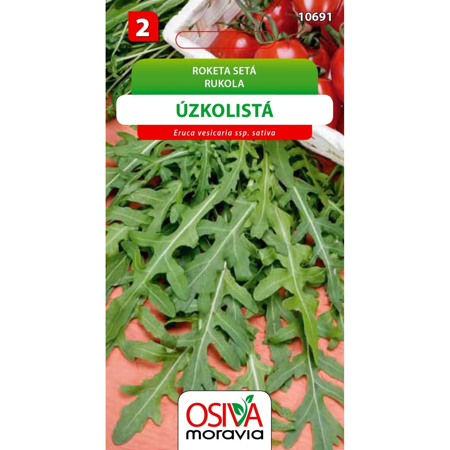 Semínka Roketa setá úzkolistá (Eruca vesicaria ssp. sativa)