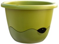 Plastia Květináč se závěsem Mareta zelená průměr 25 cm