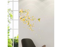 Crearreda Samolepicí dekorace, kvetoucí větev, 2 archy, 31 x 31 cm Crearreda Samolepicí dekorace, kvetoucí větev, 2 archy, 31 x 31 cm