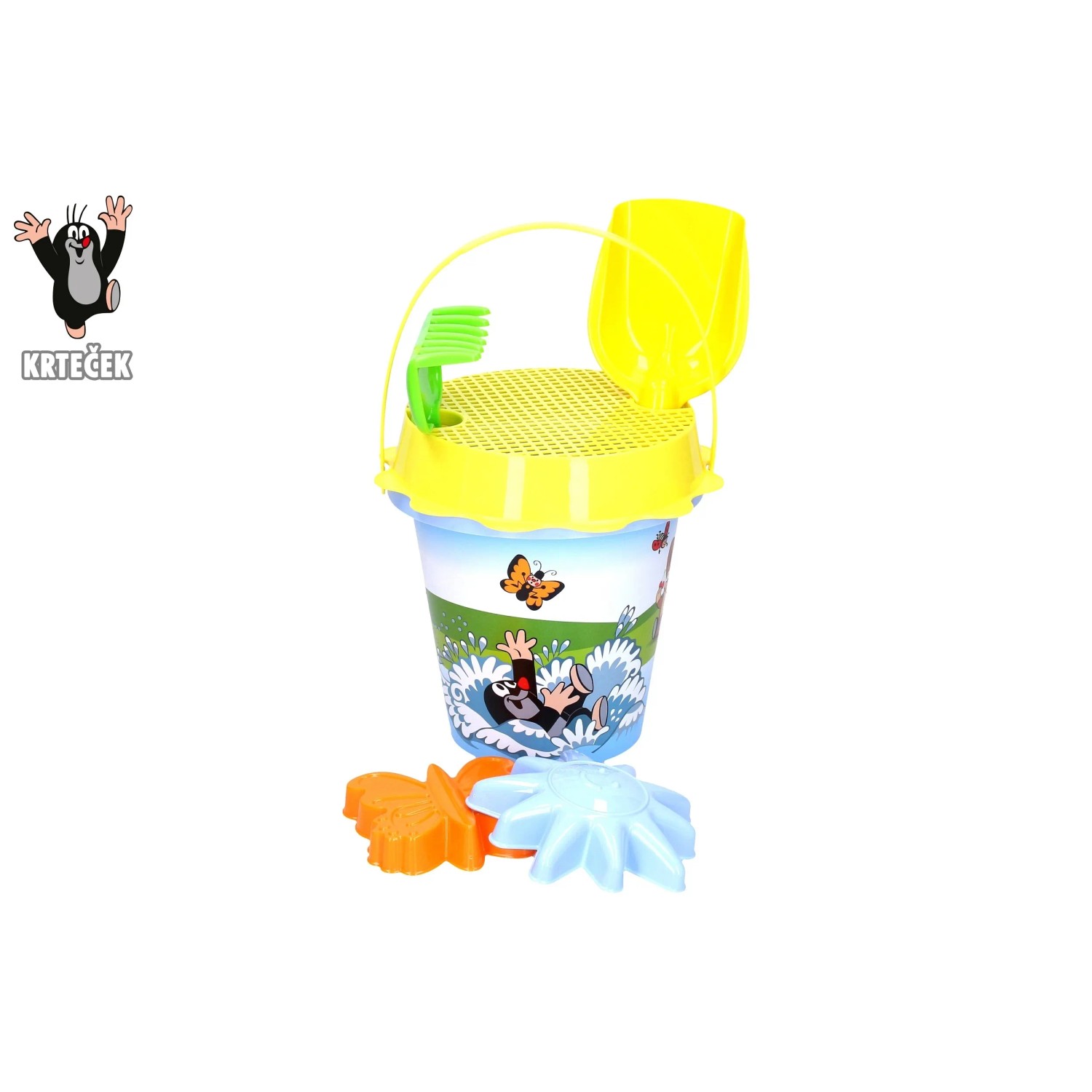 Wiky Sada do písku Krteček, modrá 1,5 l