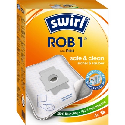 Swirl Sáčky do robotického vysavače EcoPor ROB 1, 4 ks