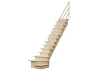 EGIBI Mlynářské schody TURN borovice E STAIRS, 300 x 80 cm P EGIBI Mlynářské schody TURN borovice E STAIRS, 300 x 80 cm P