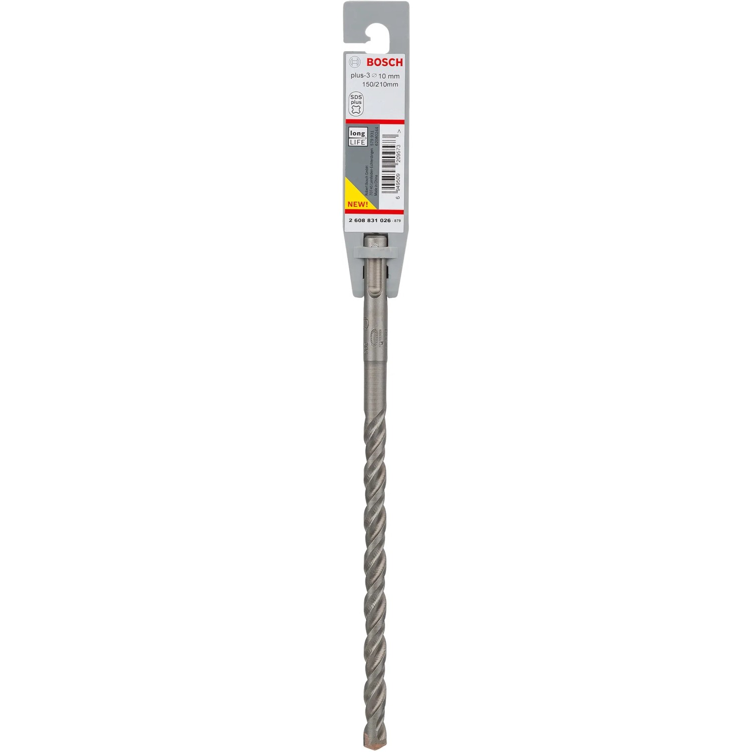 Bosch Spirálový vrták pro vrtací kladiva SDS Plus-3, 10 x 150 x 210 mm