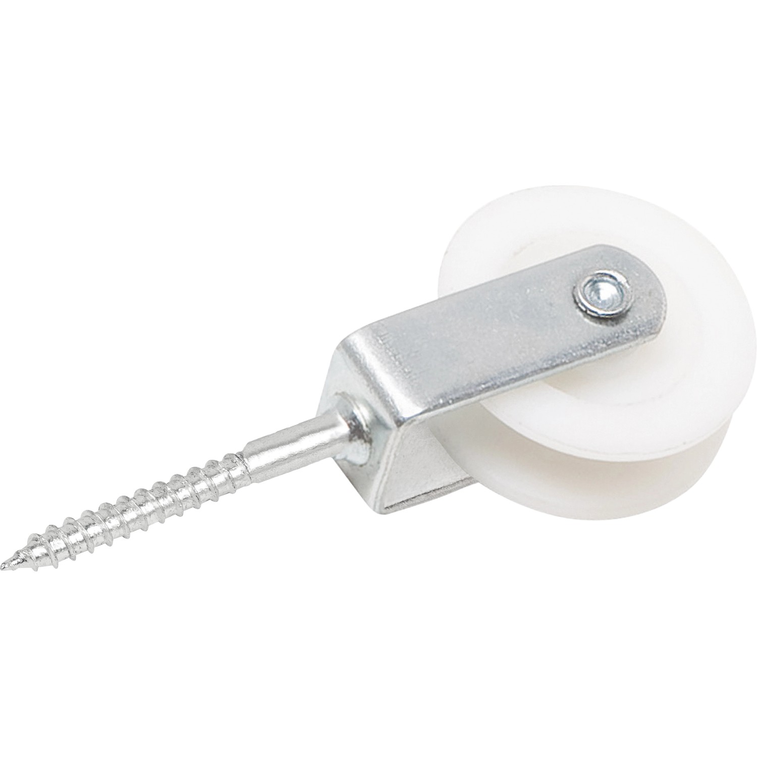 LUX Lanová kladka s vrutem pozinkovaná ocel/polyamid pr. 50 mm