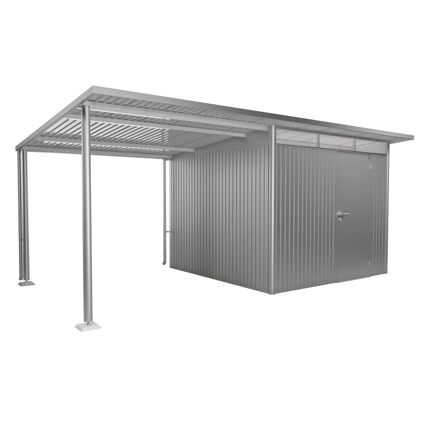 Biohort Boční stříška k domku AvantGarde/ECO A3, A7, stříbrná