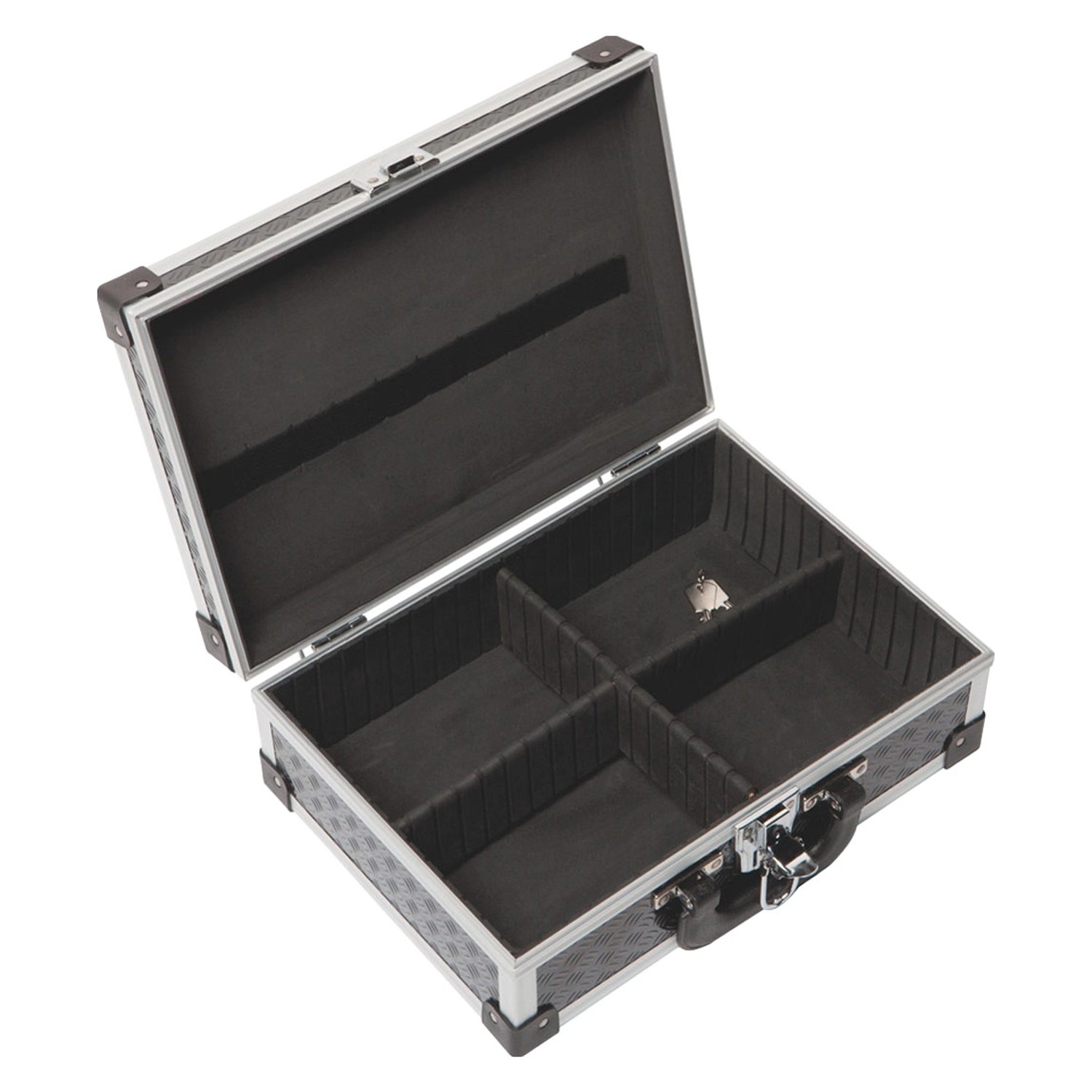 LUX Univerzální hliníkový kufr černý