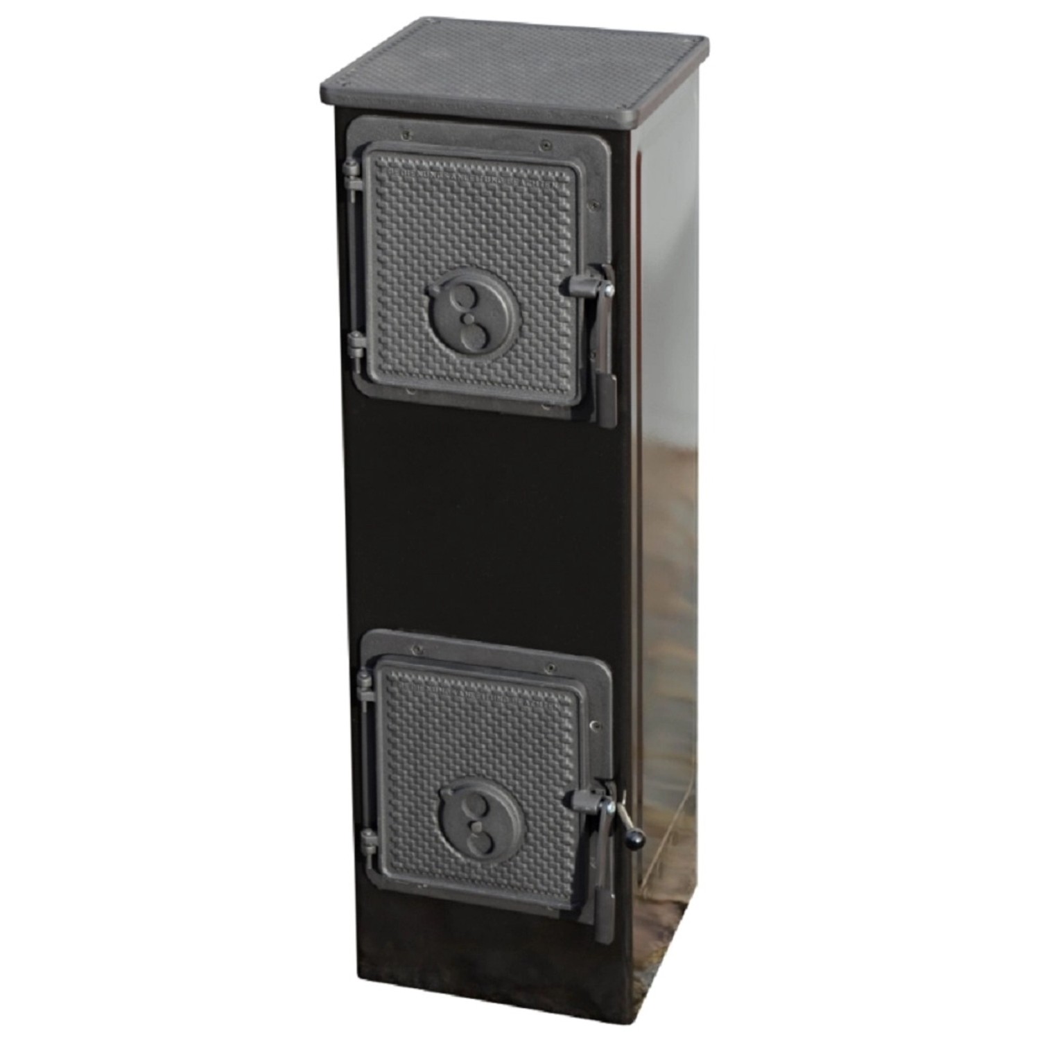 Thorma Krbová kamna KERPEN II černé smaltované 88,1 x 28,8 x 28,5 cm