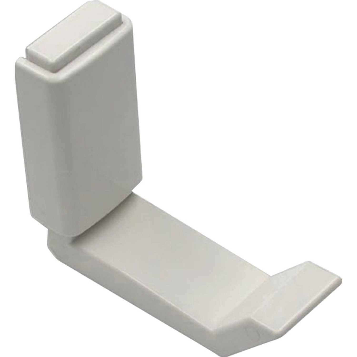 Háček 0853 plast bílý 51 mm x 22 mm x 57,4 mm