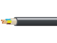 NKT Instalační kabel CYKY-J do země/betonu černý 3 x 2,5 mm2, návin 50 m