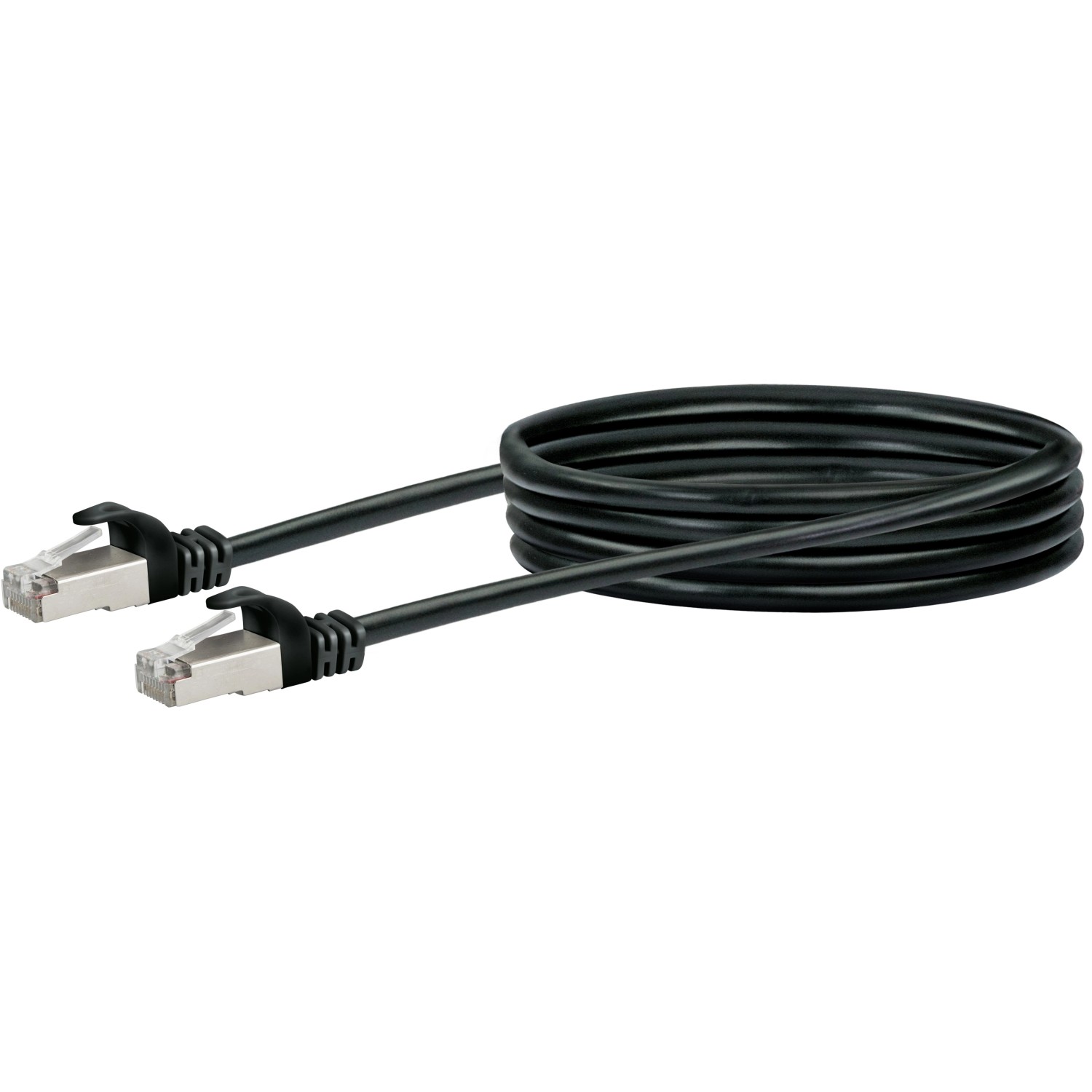Schwaiger Síťový kabel CAT 6 (SF/UTP) konektor RJ45 > konektor RJ45 1 m černý