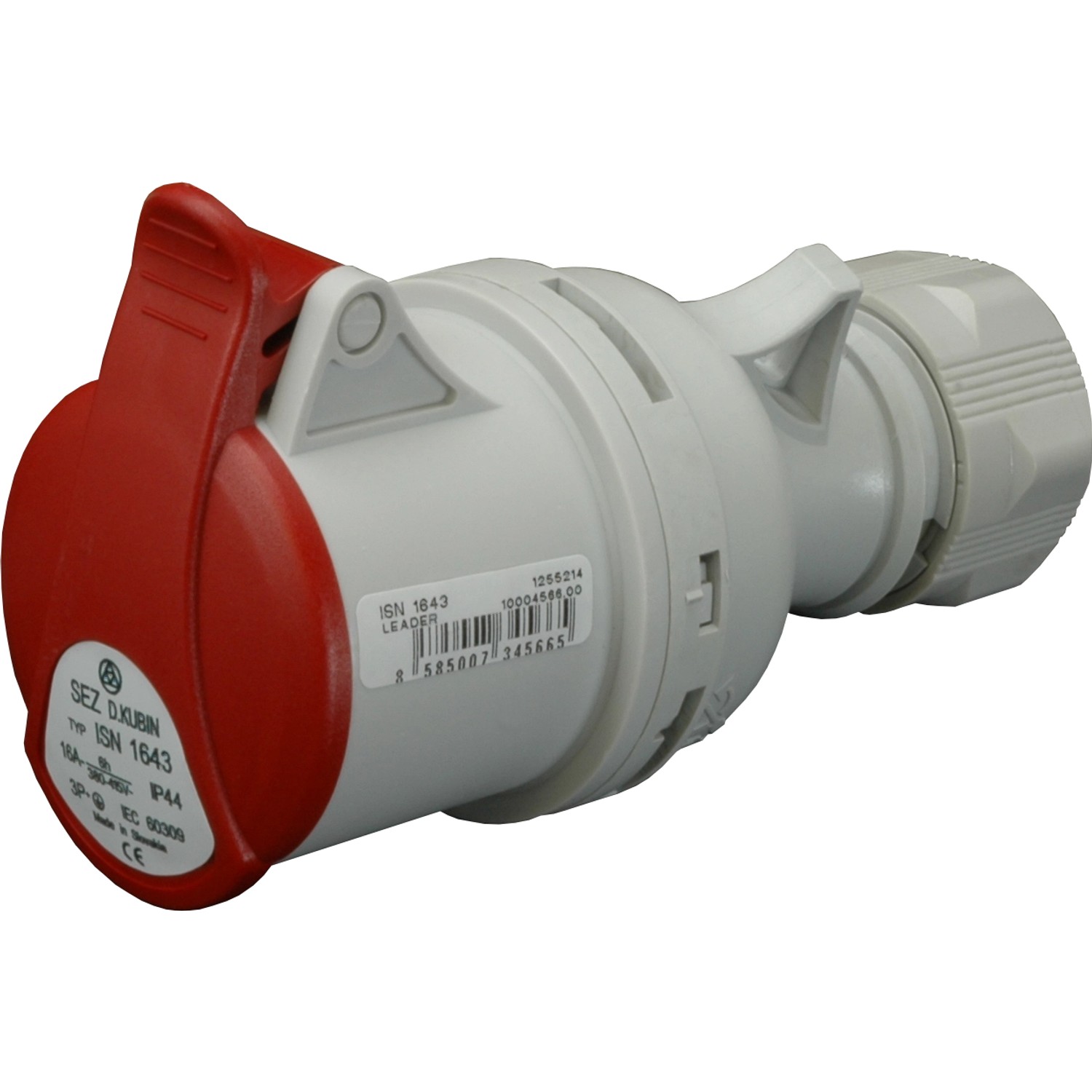 SEZ Spojovací zásuvka 400V, 16A, 4-pól, IP44