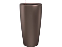 Lechuza Samozavlažovací květináč Rondo 32 espresso metalická pr. 32,5 x 56,5 cm Lechuza Samozavlažovací květináč Rondo 32 espresso metalická pr. 32,5 x 56,5 cm