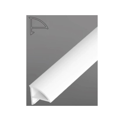 RAVAK Krycí lišta pro vany/vaničky pro spáry do 6 mm, 1,4 x 110 cm