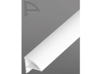 RAVAK Krycí lišta pro vany/vaničky pro spáry do 6 mm, 1,4 x 110 cm