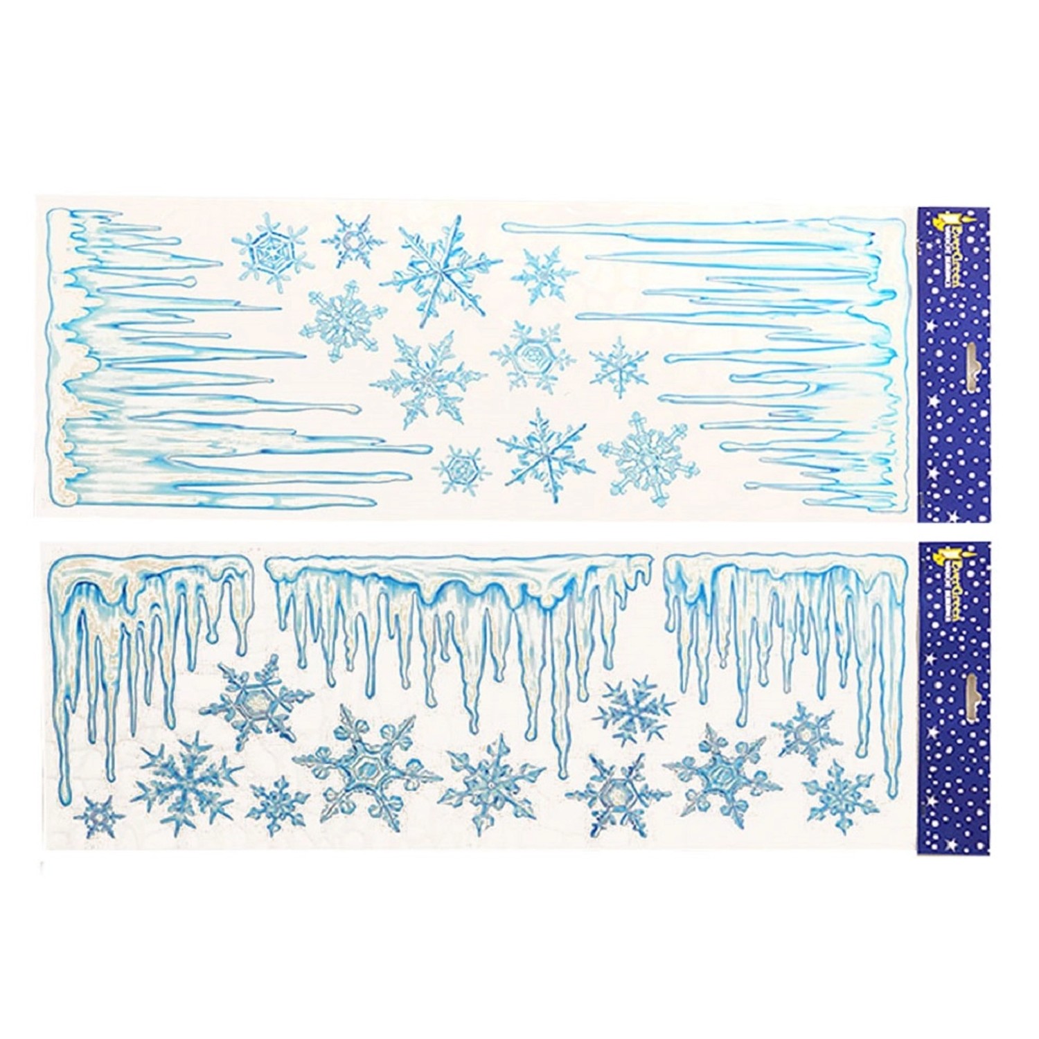 EverGreen  Vánoční okenní dekorace se zimním motivem