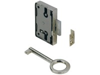 Hettich Západkový zámek, 60 mm x 43 mm x 8,7 mm, poniklovaná ocel