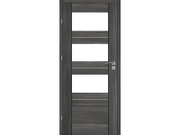Voster Rámové falcové interiérové dveře NEUTRA 20, 3D fólie, antracit, 80 P