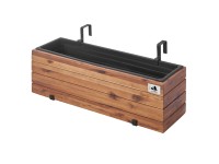 Gartenfreude Okenní box Antigua, přírodní, 61 x 21 x 18 cm