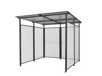 Floraworld Multifunkční přístřešek BUS, antracitová, 212 x 227 x 223 cm