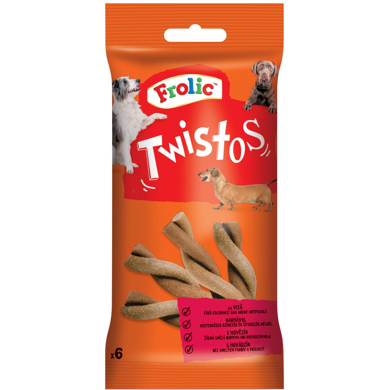Frolic Pamlsek pro psy Twistos 105 g