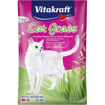Vitakraft Kočičí tráva Cat-Gras šáček na doplnění 50 g