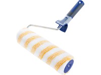 LUX-TOOLS PRO Váleček se zlatým vláknem, 3K rukojeť ocel, hladké plochy, 25 cm LUX-TOOLS PRO Váleček se zlatým vláknem, 3K rukojeť ocel, hladké plochy, 25 cm