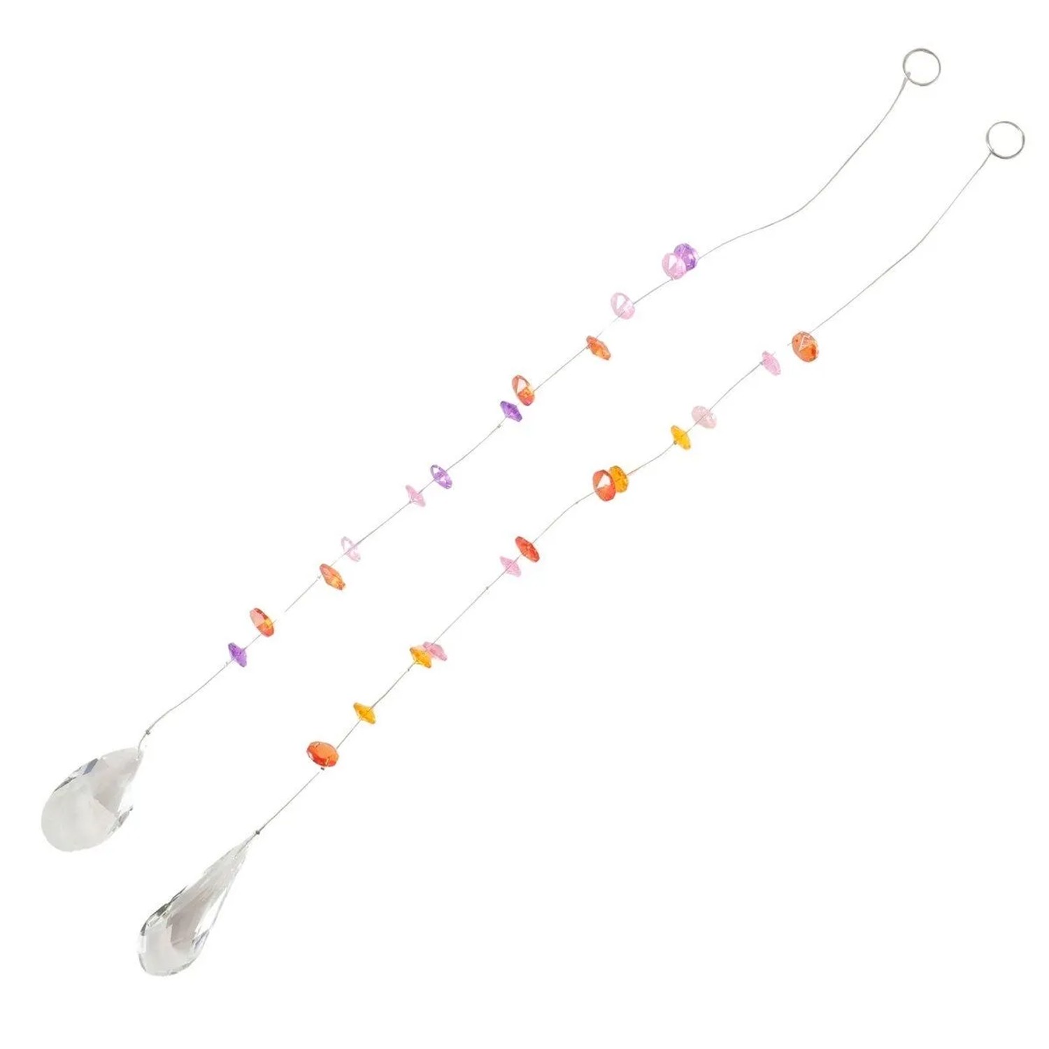 Boltze Dekorativní girlanda ze skla Suncatche, různé druhy, 62 cm, 1 ks