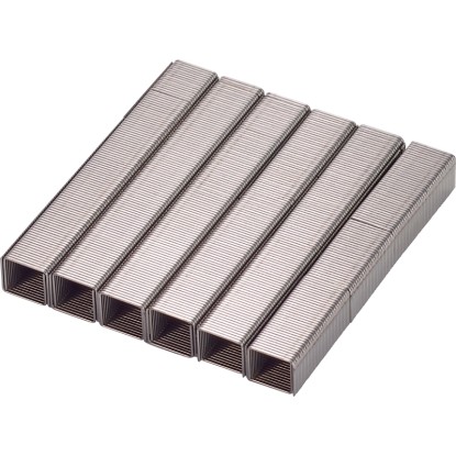 Sponky z nerezové oceli LUX, 11,4 mm x 10 mm, 1200 kusů, pro sešívačky.