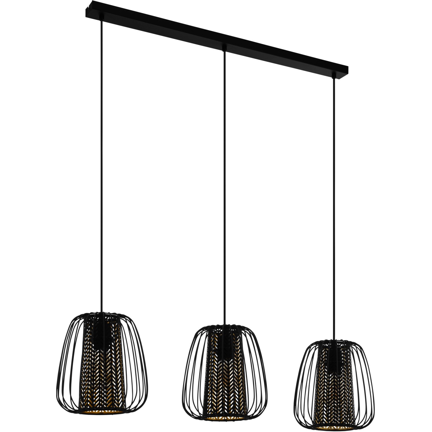 Závěsné osvětlení Eglo CURASAO černá 99662