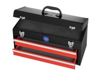 LUX-TOOLS Kufr na nářadí z ocelového plechu se 2 zásuvkami