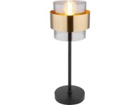 GLOBO Stolní lampa MILLEY černá E27 60 W pr. 180 x 470 mm