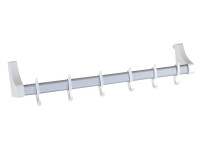 Wenko Háček dveřní hliníkový bílý