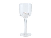 Boltze Home Svícen Arosa transparentní pr. 7,5 x 20 cm, 1 ks Boltze Home Svícen Arosa transparentní pr. 7,5 x 20 cm, 1 ks