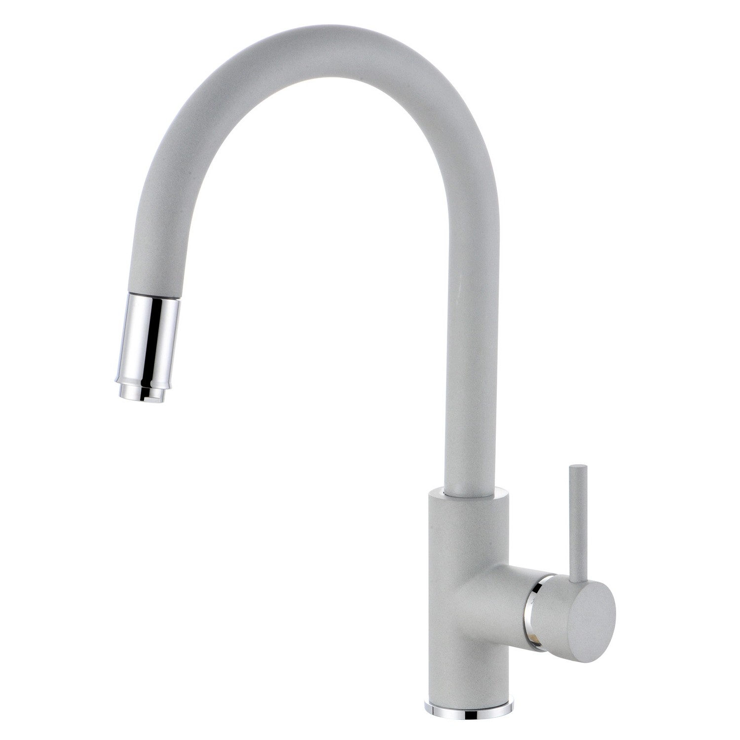 Alveus Delos dřezová baterie s vytahovací sprškou beton 1 129 019