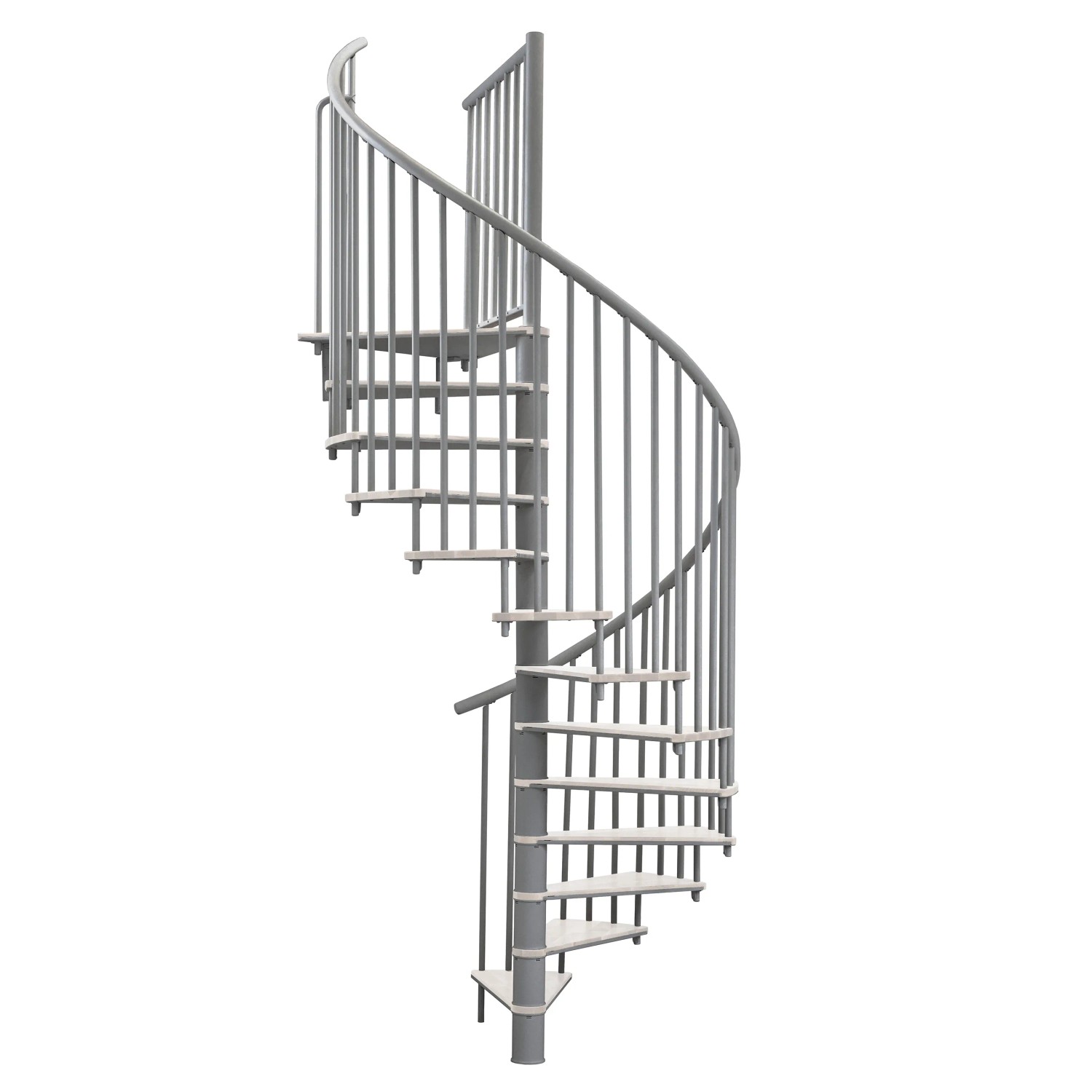 Minka STAIRS Kombinované točité schodiště Switch bílá/šedá pr. 140 cm
