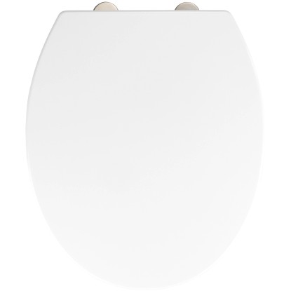 Wenko WC sedátko Birori, duroplast, EasyClose, kovové závěsy, bílá