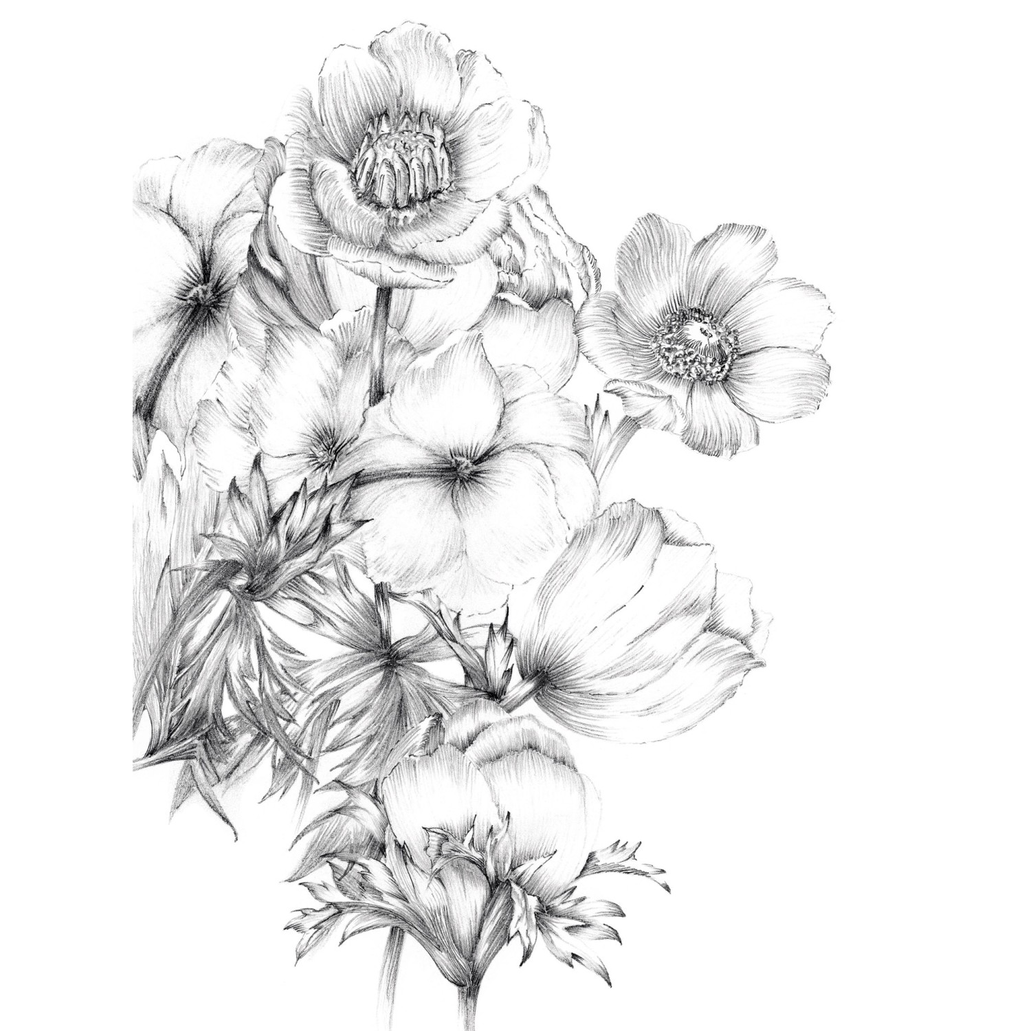 Komar Vliesová fototapeta Embroidery 184 x 248 cm