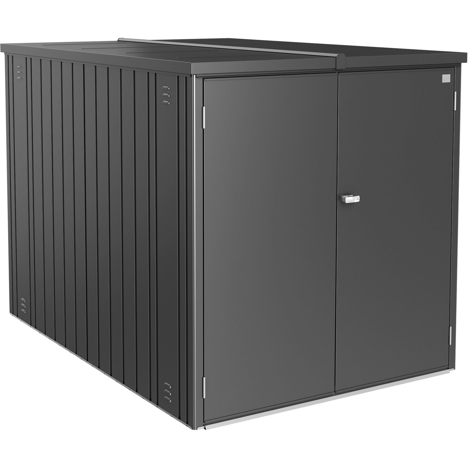 Biohort Multifunkční zahradní box Minigaráž tmavě šedá 145 x 203 x 150 cm