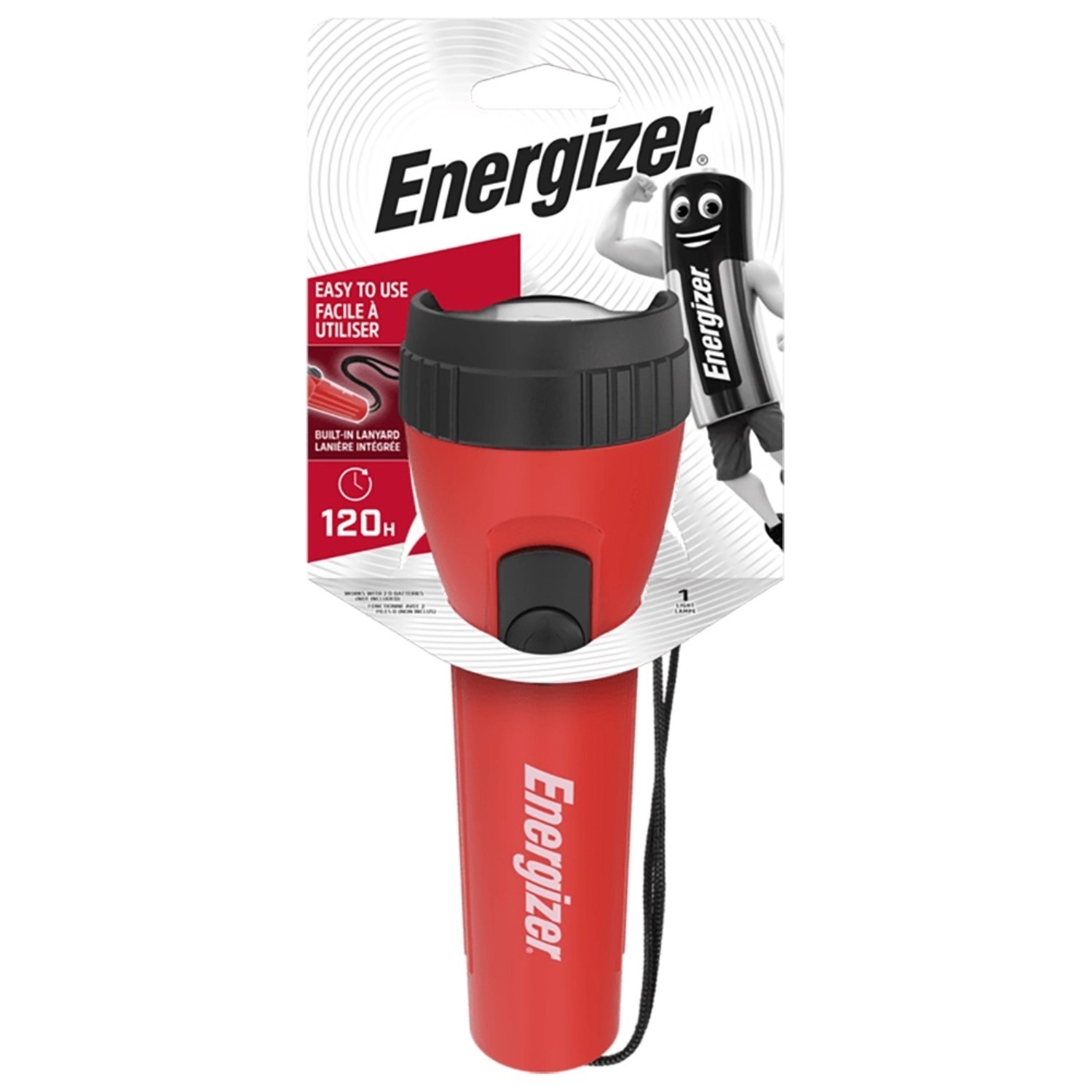 Energizer Ruční svítilna Black&Silver plastová