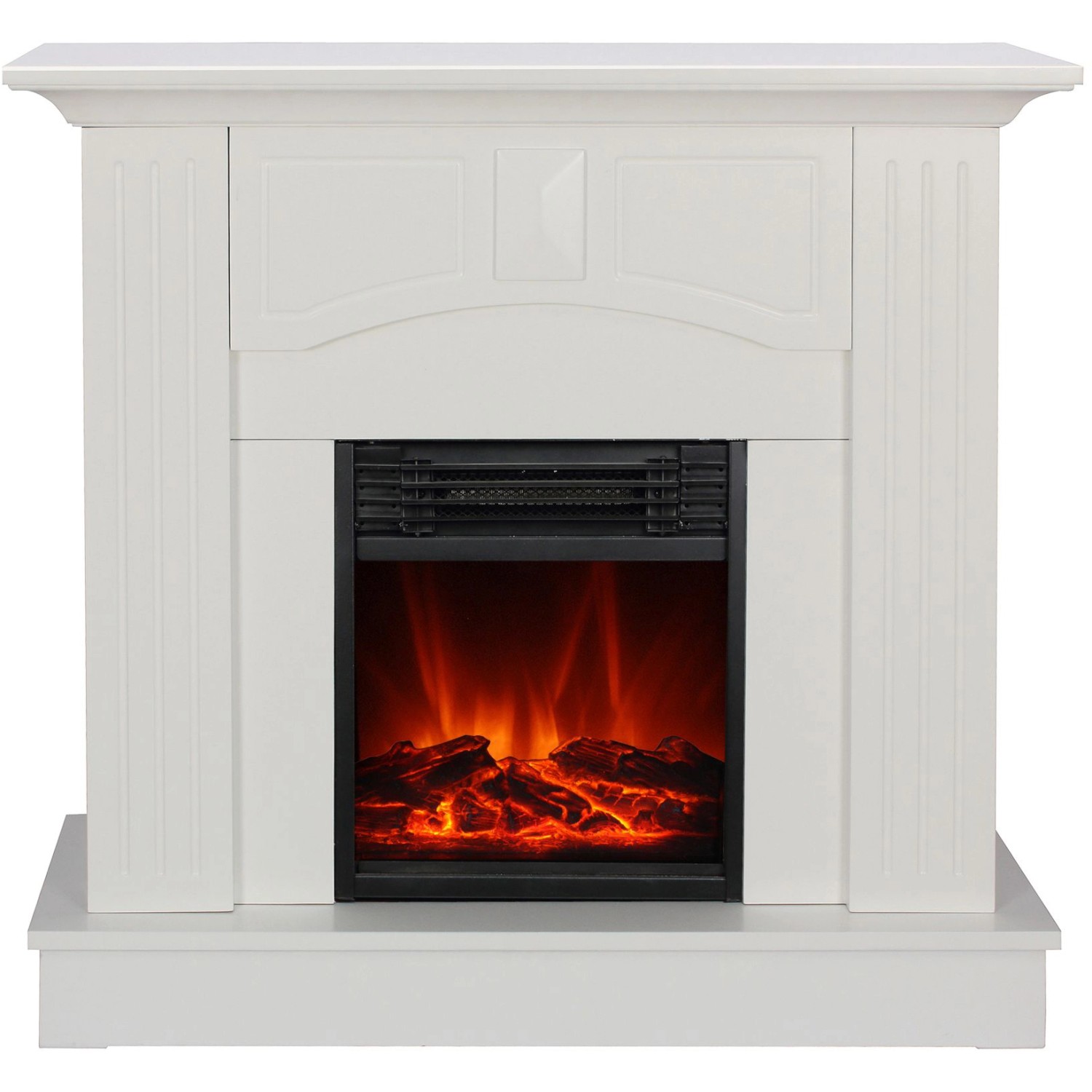 EL Fuego Elektrický krb Malmö bílý 900 W / 1 800 W regulovatelný