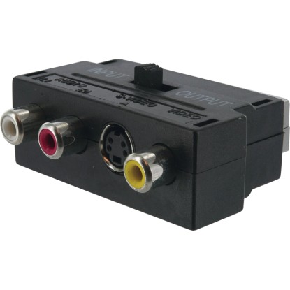 Schwaiger Audio/video adaptér s přepínačem